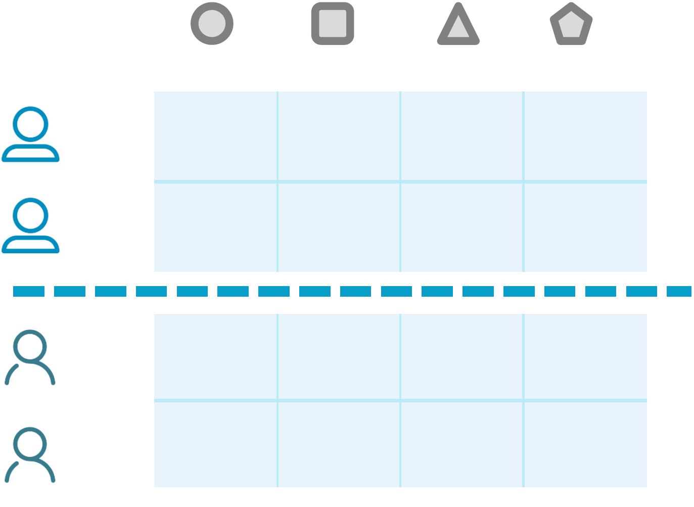 Horizontally partitioned data
